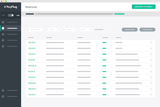 interface de paiement payplug